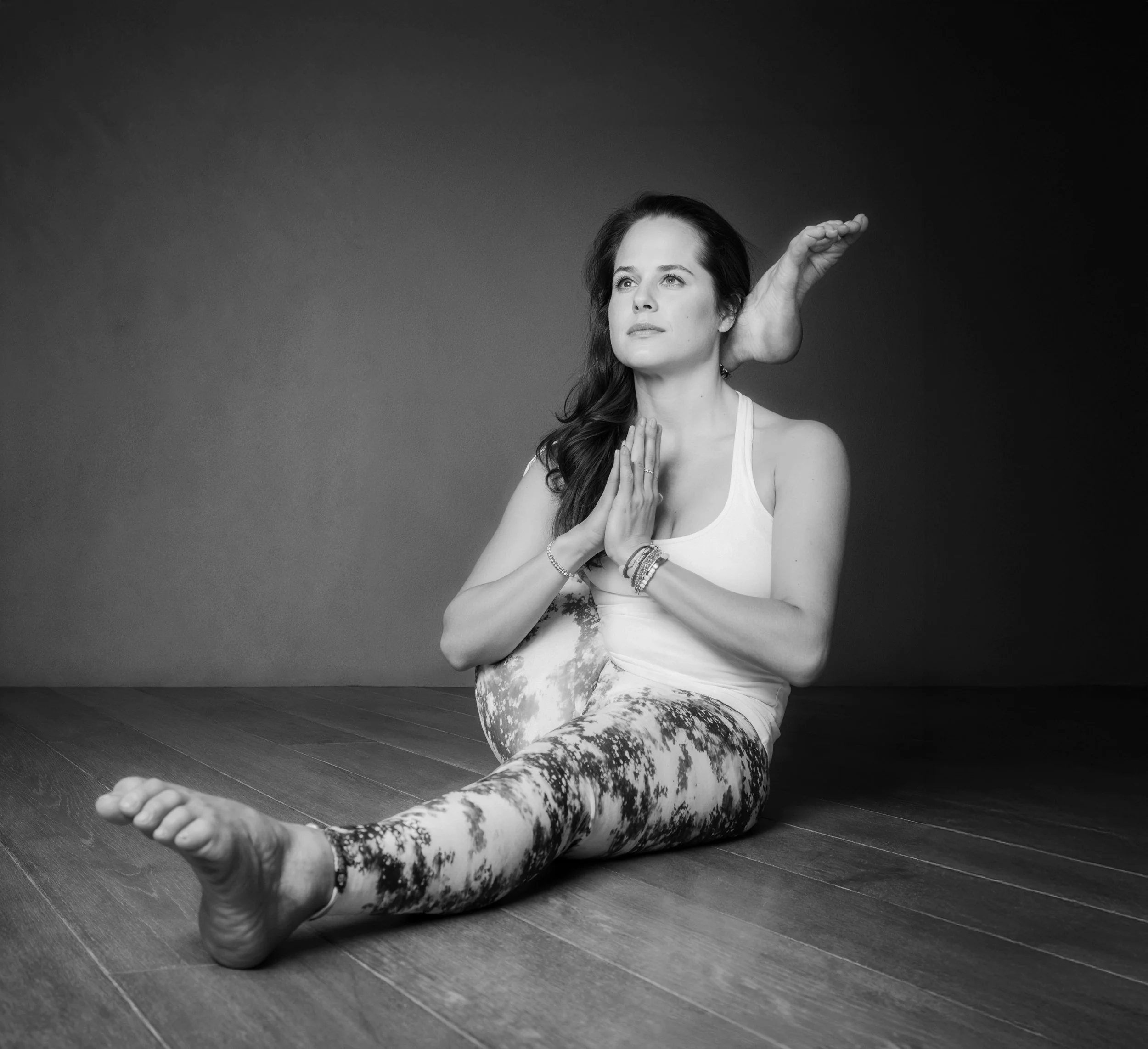 Yoga practice with Chiara